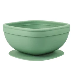 Re-Play Silicone Suction Bowl With Lid - Sage -Graco Sales GUEST a2f80042 f106 4cc0 a410 89e23d744a98