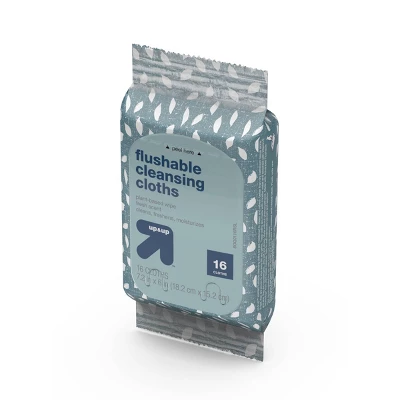 Flushable Cleaning Cloths - Fresh Scent - Up & Up™ 16 Flushable Cleaning Cloths - Fresh Scent - Up & Up™ - Image 14