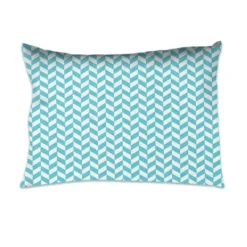 Bacati - Herringbone Aqua Muslin 3 Pc Toddler Bed Sheet Set 100 Pecent Cotton -Graco Sales GUEST a412ca3e eab2 4475 a7a7 f0c4a6db7b87