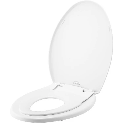 Mayfair By Bemis Little2Big Never Loosens Elongated Plastic Children's Potty Training Toilet Seat With Slow Close Hinge - White 5 Mayfair By Bemis Little2Big Never Loosens Elongated Plastic Children's Potty Training Toilet Seat With Slow Close Hinge - White - Image 3