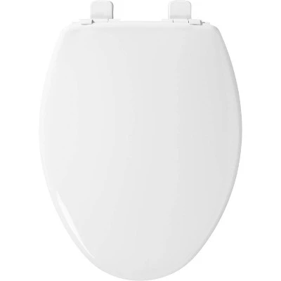 Mayfair By Bemis Little2Big Never Loosens Elongated Plastic Children's Potty Training Toilet Seat With Slow Close Hinge - White 7 Mayfair By Bemis Little2Big Never Loosens Elongated Plastic Children's Potty Training Toilet Seat With Slow Close Hinge - White - Image 5