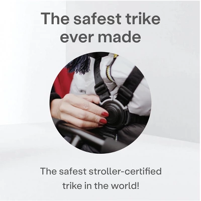 SmarTrike STR7 Pushchair, Stroller, And Tricycle For 6-36 Months, With 5-Point Harness, Detachable Canopy, Storage Bag, And Removeable Pedals, Red 5 SmarTrike STR7 Pushchair, Stroller, And Tricycle For 6-36 Months, With 5-Point Harness, Detachable Canopy, Storage Bag, And Removeable Pedals, Red - Image 3