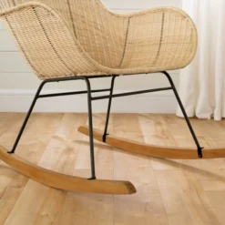 South Shore Balka Rocking Accent Chair - Rattan -Graco Sales GUEST a4f55541 afa8 48a9 9d42 a1eb825db571