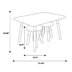 Kids' Dipped Table And Stool Set - ACEssentials -Graco Sales GUEST a589ca04 3acc 4a29 856f 9a4369f49252