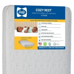 Sealy Cozy Rest 2-Stage Extra Firm Crib And Toddler Mattress -Graco Sales GUEST a67f31ed 9b53 4981 9589 165b2fb3f44a