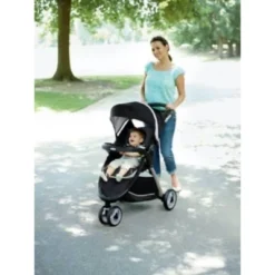 Graco FastAction Fold Sport Click Connect Travel System With SnugRide Infant Car Seat - Gotham -Graco Sales GUEST a69d58e7 674d 495c a493 fc9ce7afc330