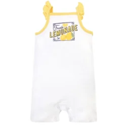 Touched By Nature Baby Girl Organic Cotton Rompers 3pk, Lemon Tree -Graco Sales GUEST a707df7a c149 42e7 8055 0902d62d4ee9