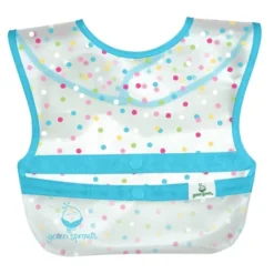 Green Sprouts Snap & Go Wipe-Off Bibs Cupcakes 9-18 Months Pink - 3pk -Graco Sales GUEST a7363dd5 6014 4ebc b12a b0061221ebec