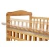 L.A. Baby Mini/Portable Non-folding Wooden Window Crib With Safety Gate - Beige -Graco Sales GUEST a85f758f a2f4 493d a332 1d167e441a99