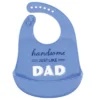 Hudson Baby Infant Boy Silicone Bibs 2pk, Handsome Just Like Dad, One Size 2 Hudson Baby Infant Boy Silicone Bibs 2pk, Handsome Just Like Dad, One Size -Graco Sales GUEST a87772ae 3e02 43f0 92c6 8cb40b7b1d9c
