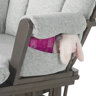 Child Craft Tranquil Glider And Ottoman - Dapper Gray 7 Child Craft Tranquil Glider And Ottoman - Dapper Gray - Image 5