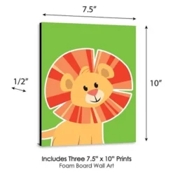 Big Dot Of Happiness Jungle Party Animals - Safari Zoo Animal Nursery Wall Art And Kids Room Decor - Gift Ideas - 7.5 X 10 Inches - Set Of 3 Prints -Graco Sales GUEST ac1bfb94 0f72 495c 9da6 44ff0a1c4a5c