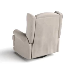 Storkcraft Serenity Wingback Upholstered Reclining Glider With USB Charging Port -Graco Sales GUEST aca358d6 9108 4d22 a9fe 47e43809cd43