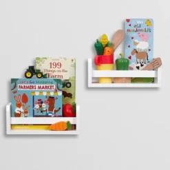 RiverRidge Home 3pc Kids’ Activity Table Set With 2 Bonus 10'' Floating Wall Bookshelves White – RiverRidge -Graco Sales GUEST adee4863 3a76 44ff 9c2f 65d41d614452