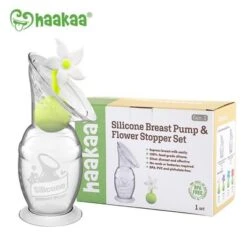 Haakaa Breast Pump With Suction Base And White Flower Stopper - 5oz -Graco Sales GUEST ae97e36c 9a21 478e a0a4 fcbdf2ab4bed