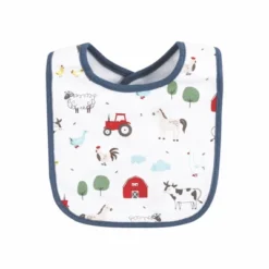 Hudson Baby Infant Boy Cotton Bibs, Boy Farm Animals, One Size -Graco Sales GUEST aee71ddf 6125 4963 9f08 269a8a9c5f17