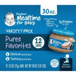 Gerber Meats Variety Pack Baby Meals - 30oz/12pk -Graco Sales GUEST af87931b 7e3c 4a80 b504 5a883f14fc1a