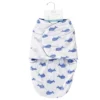 Hudson Baby Infant Boy Plush Swaddle Wrap, Blue Whale, 0-3 Months -Graco Sales GUEST b08b8ed7 f620 46d7 91c1 5129fa4661a7