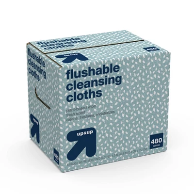 Flushable Cleaning Cloths - Fresh Scent - Up & Up™ 3 Flushable Cleaning Cloths - Fresh Scent - Up & Up™