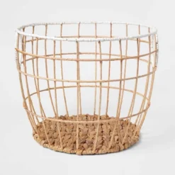 Kids' Woven Basket Natural With White Rim - Pillowfort™ -Graco Sales GUEST b46ca59a e27c 4c96 9d2e 851458f3d67a