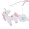 Little Love By NoJo Rainbow Unicorn Musical Mobile With Unicorns And Clouds - Aqua And White -Graco Sales GUEST b5a52cc8 0e88 43a4 a736 05d70786700e