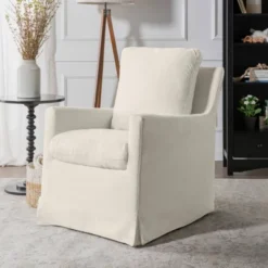 DaVinci Winnie Slipcover Swivel Glider - Vanilla