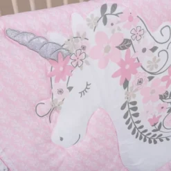 Sammy & Lou Unicorn Floral Crib Bedding Set - 4pc -Graco Sales GUEST b6b2e9dc 7a55 4686 8e39 dca4e2b0d54b