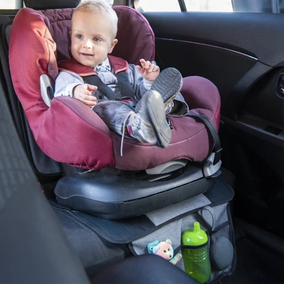 Joybi Black And Gray Child Seat Protection Mat, Protective Cover For Car Seats 8 Joybi Black And Gray Child Seat Protection Mat, Protective Cover For Car Seats - Image 6