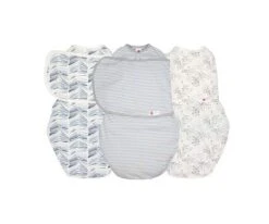 Embe Newborn Swaddle Wrap (0-3 Months) Arms-In, Legs-In/Legs-Out, 3-Pack Bundle -Graco Sales GUEST b77ec676 ee62 4df4 9707 11a6199b1ba1