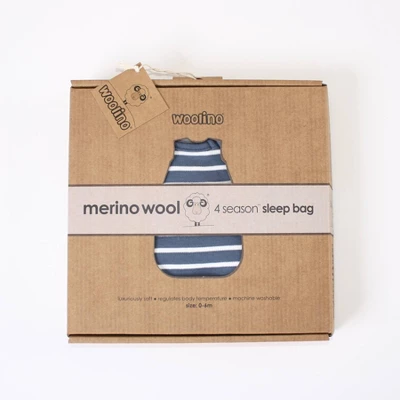 Woolino 4 Season Basic Baby Swaddle Wrap, Merino Wool, Navy Blue, 18-36 Months 7 Woolino 4 Season Basic Baby Swaddle Wrap, Merino Wool, Navy Blue, 18-36 Months - Image 5