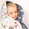 Bebe Au Lait Muslin Snuggle Blanket -Graco Sales GUEST b928b273 b393 4ee2 bcdb cabde03658f9
