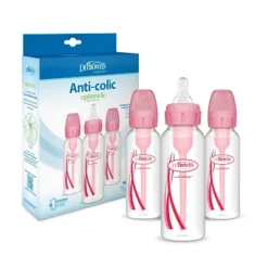 Dr. Brown's Dr. Brown's Options+ Anti-Colic Baby Bottle - Pink - 8oz/3pk 8 Dr. Brown's Dr. Brown's Options+ Anti-Colic Baby Bottle - Pink - 8oz/3pk -Graco Sales GUEST b950de11 fa85 4370 b1ae 627d04867594