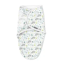 SwaddleMe By Ingenuity Comfort Pack Baby Elephant Baby Swaddle Wrap - S - 0-3 Months - 3pk