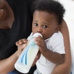 Dr. Brown's Dr. Brown's Options+ Anti-Colic Bottle - Blue And Clear - 8oz/4pk -Graco Sales GUEST bb890dd7 50ef 432b 8a8b 5f2309c09b69