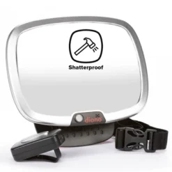 Diono Easy View Plus Baby Car Mirror With Light, For Rear Facing Infant With 360 Rotation, Silver -Graco Sales GUEST bb8ac869 30a2 4afe 8b17 a5f7b181005a