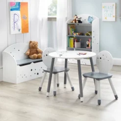 3pc Talori Kids' Table And Chair Set Gray/White - Buylateral -Graco Sales GUEST bc1e69d4 876d 480a b7b3 0dd41a244534