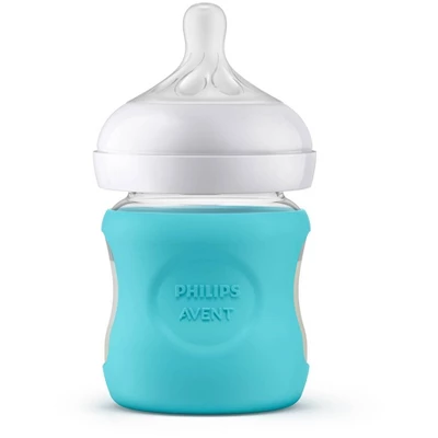 Philips Avent Glass Natural Baby Bottle With Natural Response Nipple - Clear - 4oz 17 Philips Avent Glass Natural Baby Bottle With Natural Response Nipple - Clear - 4oz - Image 15