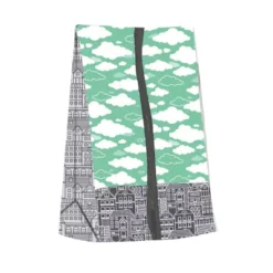 Bacati - Clouds In The City Mint/Gray 10 Pc Crib Bedding Set With 2 Crib Fitted Sheets 16 Bacati - Clouds In The City Mint/Gray 10 Pc Crib Bedding Set With 2 Crib Fitted Sheets -Graco Sales GUEST bd7bbb33 8c25 4869 b80e aaaf85b63ab7 1