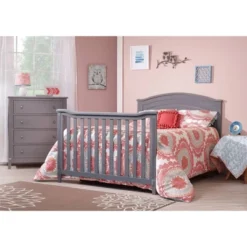 Sorelle Berkley Round Top Panel Standard Full-Sized Crib Gray -Graco Sales GUEST bdbeffda 1262 423e 8a28 6638595374d8
