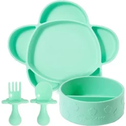 Grabease 4-Piece Stay-Put Table Set For Babies & Toddlers 6 Months & Up, Divided Bowl With Suction Bottoms Plus Self-Feeding Spoon & Fork 18 Grabease 4-Piece Stay-Put Table Set For Babies & Toddlers 6 Months & Up, Divided Bowl With Suction Bottoms Plus Self-Feeding Spoon & Fork -Graco Sales GUEST be00c98a 448e 41ff a127 9e751940f28c