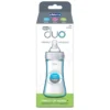 Chicco Duo Hybrid Baby Bottle With Invinci-Glass Inside/Plastic Outside With Slow Flow Anti-Colic Nipple 0 Months+ - Clear/Gray - 9oz -Graco Sales GUEST be0b7c17 7404 453c 8b5e 28ccd0a17aed
