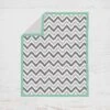 Bacati - Ikat Dots Stripes Mint Grey Muslin Neutral 10 Pc Crib Set With Wall Hangings & Mobile -Graco Sales GUEST bee40cd3 7580 4c6b 8fdb c08bbfd5a865