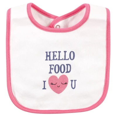 Hudson Baby Infant Girl Cotton Bibs, Food Puns Girl, One Size 12 Hudson Baby Infant Girl Cotton Bibs, Food Puns Girl, One Size - Image 10