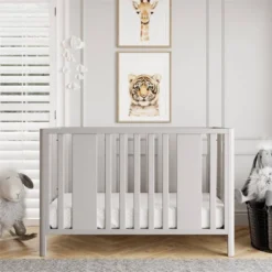 Room & Joy Emmett Curved Post 3-in-1 Crib - Sharkey Gray -Graco Sales GUEST c0889d70 6196 4e84 a136 5781b89e0bc0