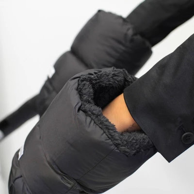 7AM Enfant Warmmuffs Stroller Gloves - Black Plush 4 7AM Enfant Warmmuffs Stroller Gloves - Black Plush - Image 2