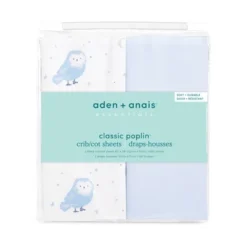 Aden + Anais Essentials Cotton Poplin Sheets - 2pk
