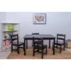 Rectangle Table With 4 Chairs Espresso - Gift Mark -Graco Sales GUEST c29a9542 96c3 4944 8db2 dc5d59c00bdd