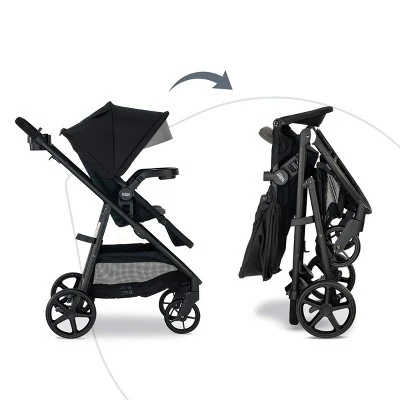 Britax Brook+ Modular Baby Stroller - Graphite Onyx 3 Britax Brook+ Modular Baby Stroller - Graphite Onyx