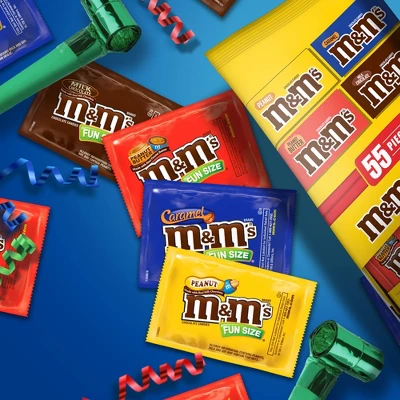 Mars M&M's Variety Pack Fun Size Chocolate Candy Assortment - 55pc 6 Mars M&M's Variety Pack Fun Size Chocolate Candy Assortment - 55pc - Image 4
