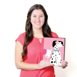 Big Dot Of Happiness Pawty Like A Puppy Girl - Pink Dog Nursery Wall Art And Kids Room Decorations - Gift Ideas - 7.5 X 10 Inches - Set Of 3 Prints -Graco Sales GUEST c72cc59d 97d6 42c2 ac0f 9ac3d80504f8